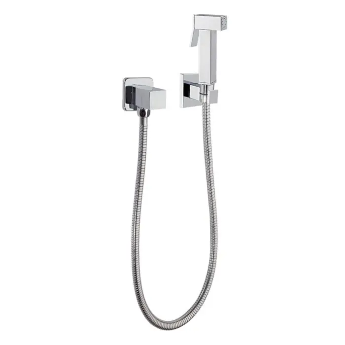 Ensemble pour WC avec douchette Chromé en laiton - 411902WC Quantité Limitée