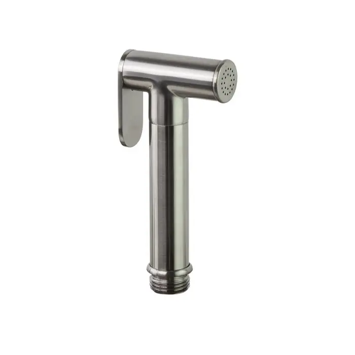 Douchette WC à main pour hygiène intime, Nickel brossé en laiton – 9552NC Meilleure Vente