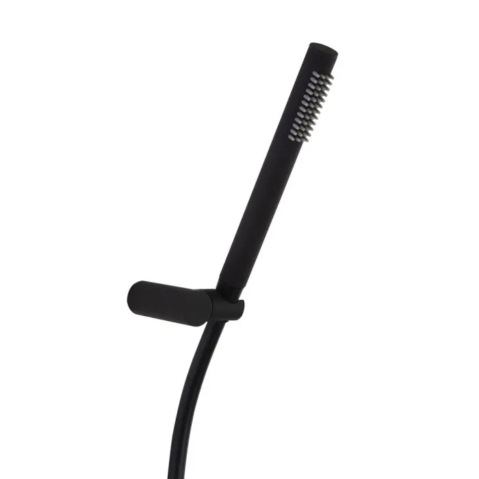 Ensemble douchette à main Noir mat ABS avec flexible et support - 3749DNM Marque
