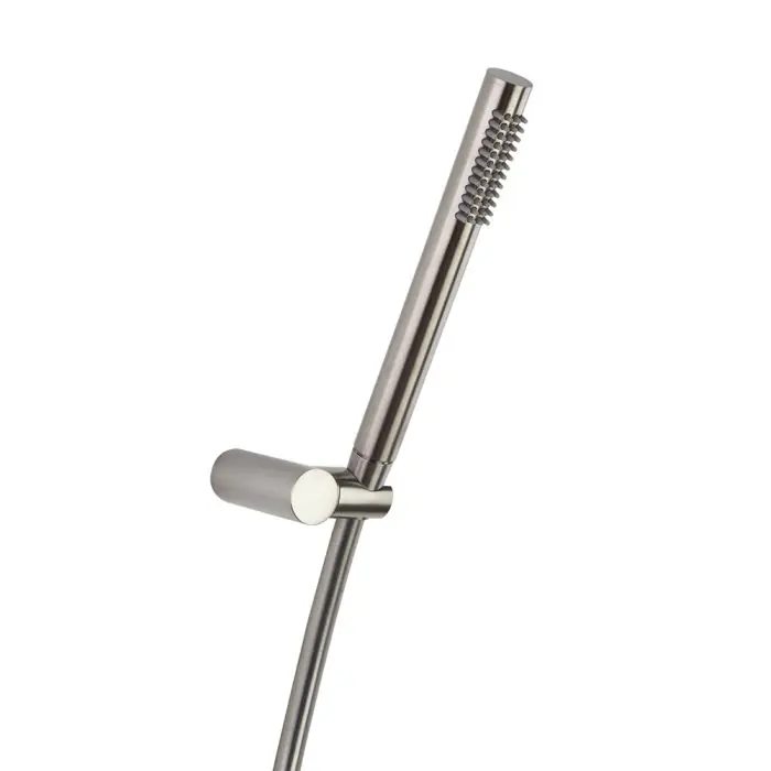 Ensemble douchette à main Nickel brossé ABS avec flexible et support - 3749DNC Populaire
