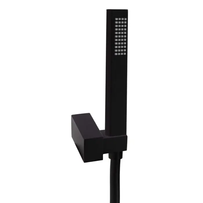 Acheter Direct Ensemble douchette à main ABS noir mat et flexible – 4759MRNM