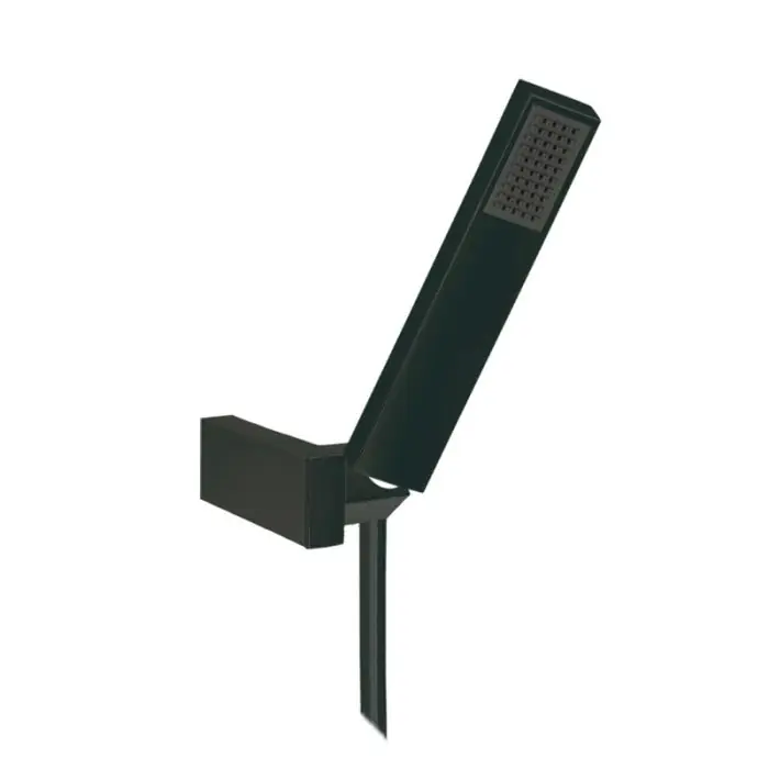 Ensemble douchette à main en ABS noir mat et flexible 1,55 m - 4749PRNM Seulement Aujourd'hui