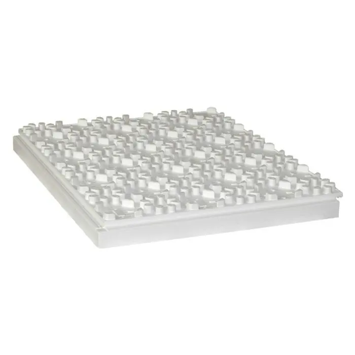 Dalle à plots polystyrènes R = 1,25, Épaisseur = 25mm - Lot de 8 plaques de 7,52 m2 Offre Limitée