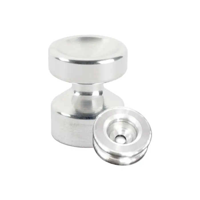 Acheter En Ligne Kit de Fixation Rondelle multi-matériaux Alu + Petite Patère concave Alu - L‘Attachante