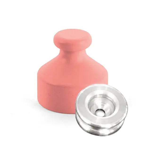 Prix Promo Kit de Fixation Rondelle multi-matériaux Alu + Suspension classique Flamant rose - L‘Attachante