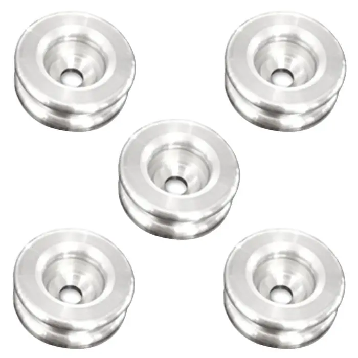 Lot de 5 Rondelles Multi-matériaux Alu - L‘Attachante Populaire