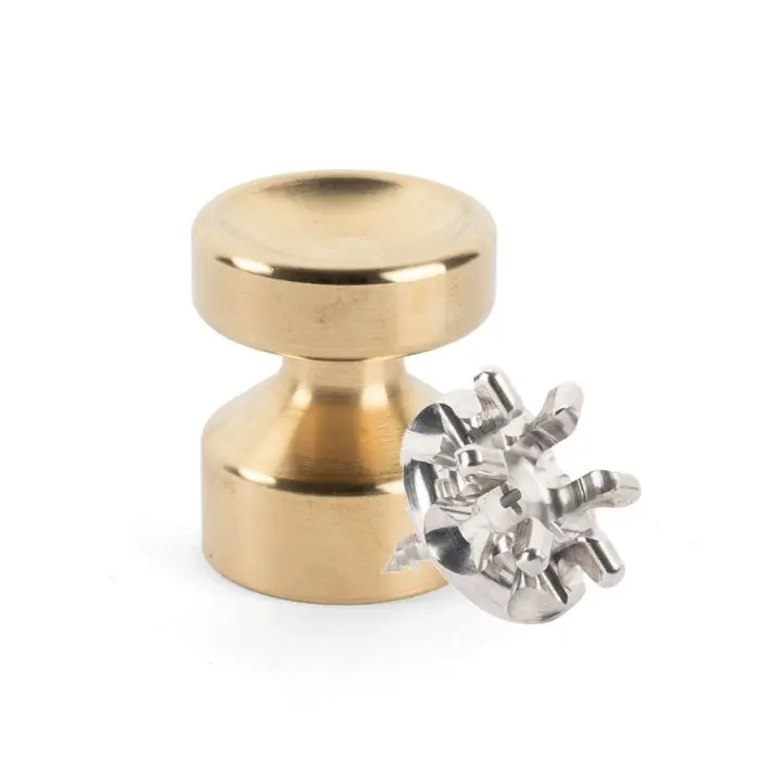 Kit de Fixation Vis placo Longueur 20 mm Alu + Petite Patère concave Laiton - L‘Attachante Achat Immédiat