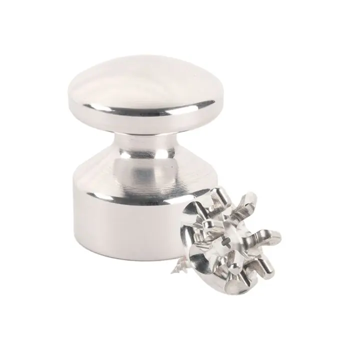 Kit de Fixation Vis placo Longueur 20 mm Alu + Petite Patère convexe Alu - L‘Attachante Certifié