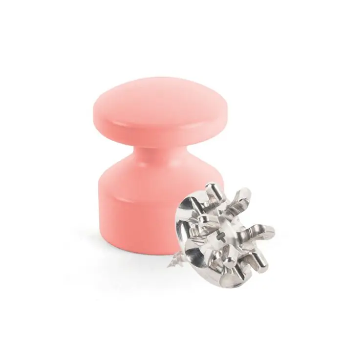 Kit de Fixation Vis placo Longueur 20 mm Alu + Petite Patère convexe Flamant rose - L‘Attachante Acheter Direct