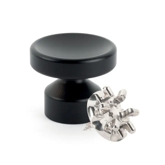 Usine Directe Kit de Fixation Vis placo Longueur 16 mm Alu + Grande Patère concave Noir - L‘Attachante