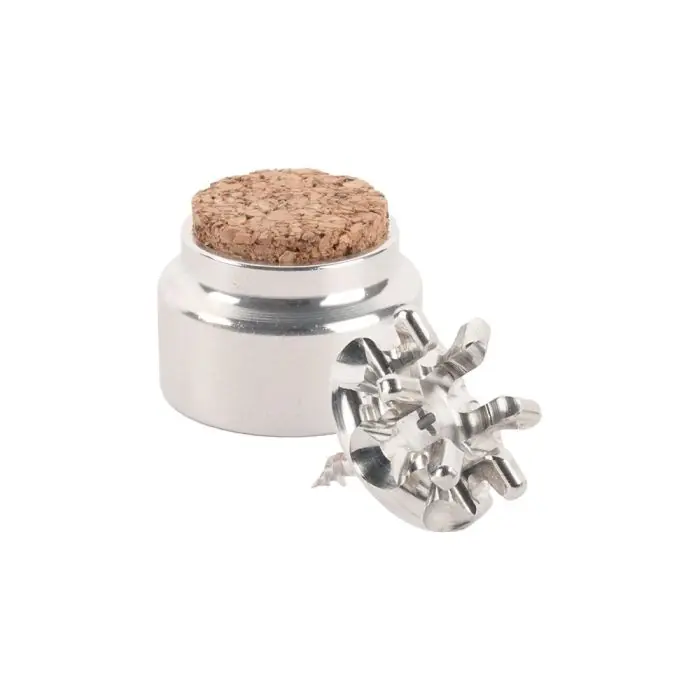 Kit de Fixation Vis placo Longueur 20 mm Alu et butée de porte Alu - L‘Attachante Nouveauté