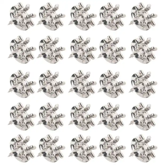 Lot de 25 Fixations crochet vis Placo Longueur 16 mm Alu - L‘Attachante Vente Directe