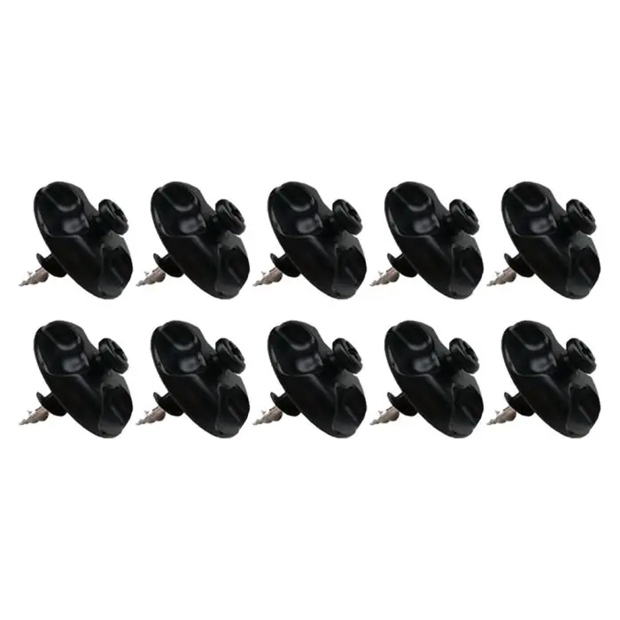 Lot de 10 Fixations déco vis Placo Noir - L‘Attachante Offre Limitée