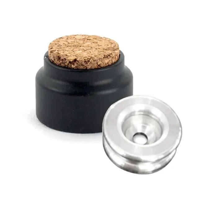 Kit de Fixation Rondelle multi-matériaux Alu + Butée de porte Noir - L‘Attachante Achat Immédiat