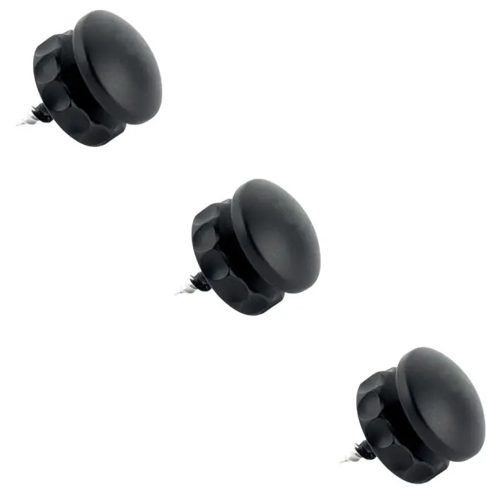 Bon Plan Lot de 3 Supports miroirs réglables Noir - L‘Attachante