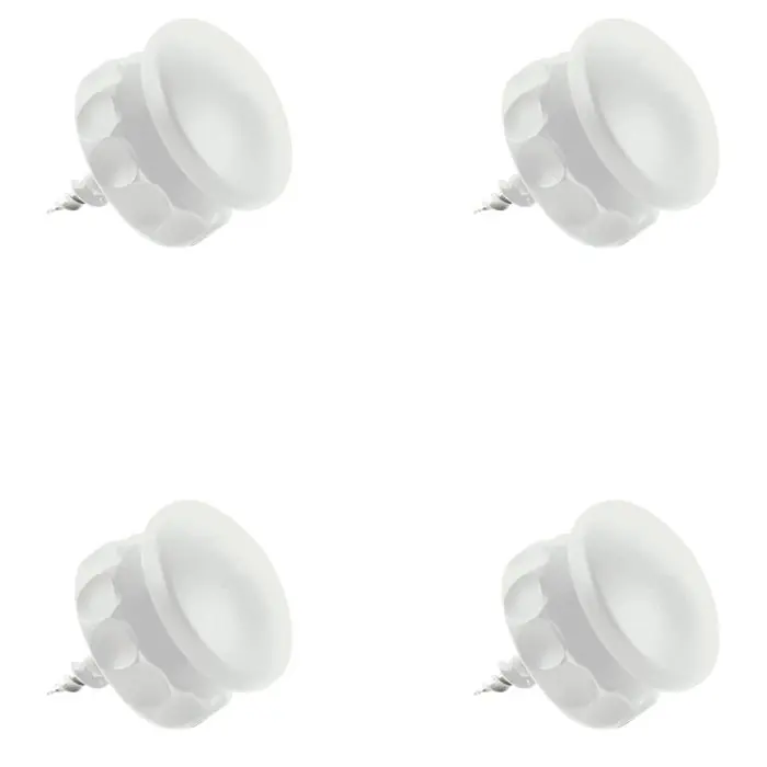 Promotion Saisonnière Lot de 4 Supports miroirs réglables Blanc - L‘Attachante