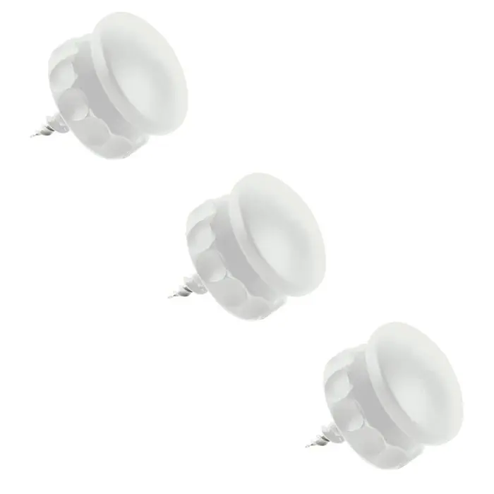 Nouveauté Lot de 3 Supports miroirs réglables Blanc - L‘Attachante