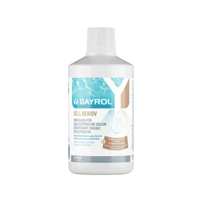 Pas Cher Cell Renov – Bouteille de 1L (pour piscines traitées par électrodes/Sel) – Bayrol