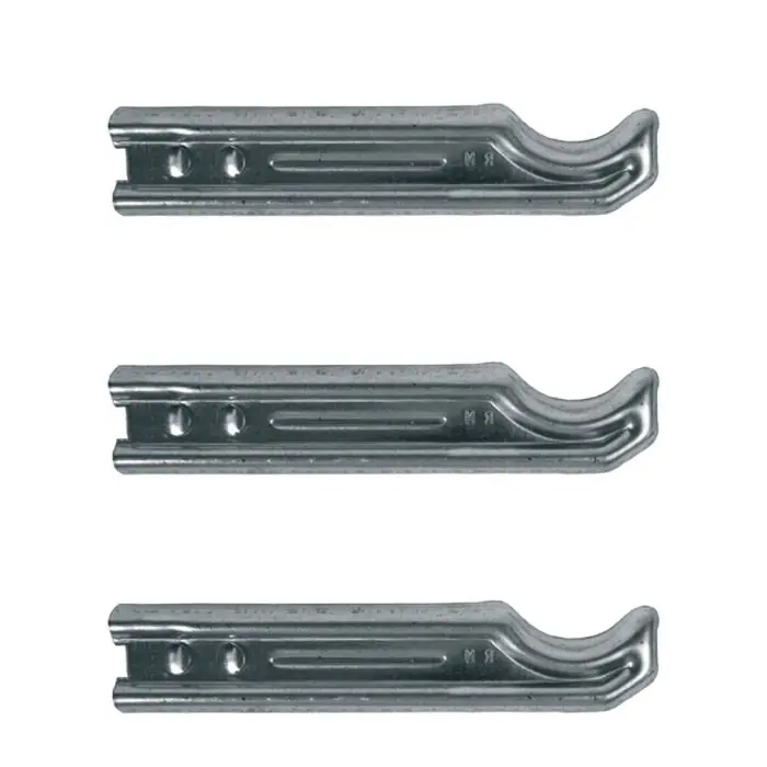 Bon Plan Lot de 3 supports à sceller pour radiateur en fonte type traditionnel - longueur axe 255 mm - longueur totale 290 mm - Ram