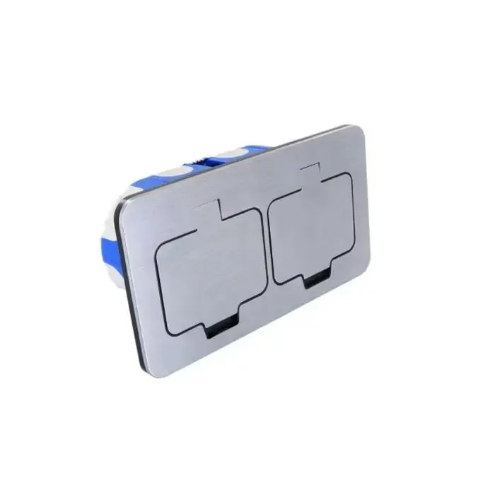 Top Vente Boîtier extérieur - Prise de sol double poste rectangulaire 2P +T IP55 165 x 90 mm - BLM