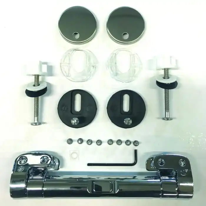 Soldes Kit charnière déclipsable à descente assistée EASY CLIP pour abattant OLFA Tradition, Europe, Universal à descente assistée