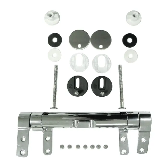 Kit charnière EASY CLIP pour abattant OLFA Ariane à descente assistée. Inclus charnière complète avec vis, écrous et platines Jusqu'à Épuisement Des Stocks
