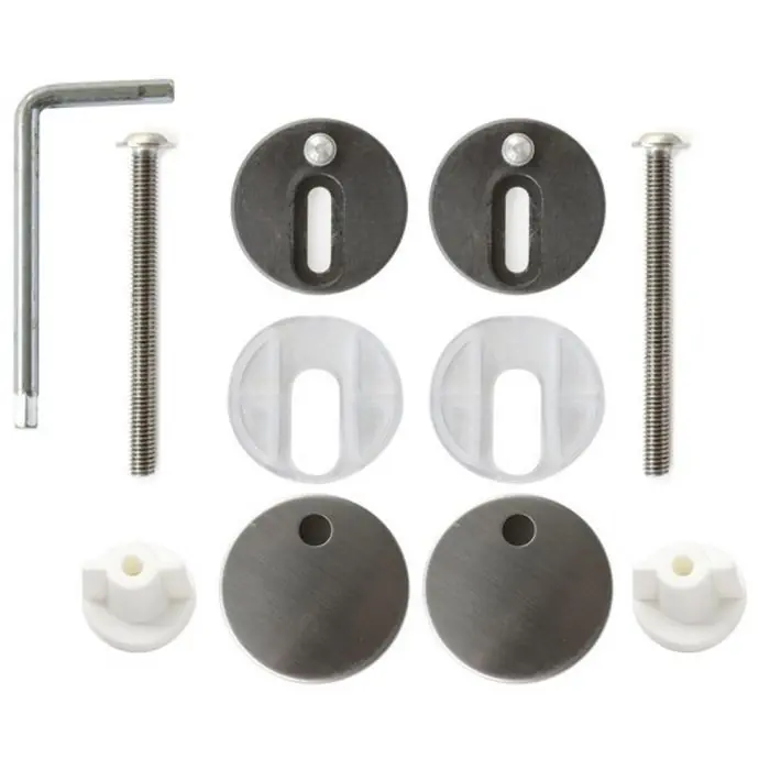 Dernière Chance Kit de fixation déclipsable 2015 à descente manuelle pour abattant OLFA Ariane, Veneto, Aliance et Wood Slim