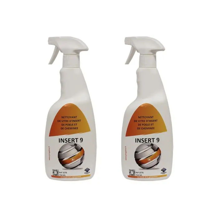 Lot 2 Pulvérisateurs INSERT 9 – Nettoyant vitres pour poêles et inserts – Progalva Dernière Chance