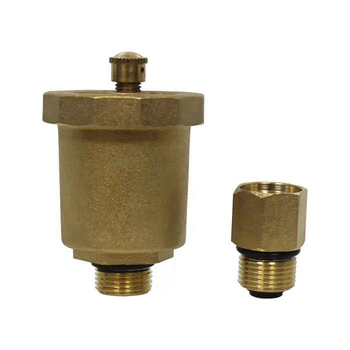 Purgeur automatique d’air + clapet d’isolement mâle 3/8" (12/17) - Arcanaute Vente Directe