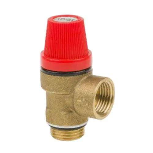 Soupape de sécurité pour chaudière - Mâle / Femelle 1/2" (15/21) 3 bar - Arcanaute Offre Exclusive