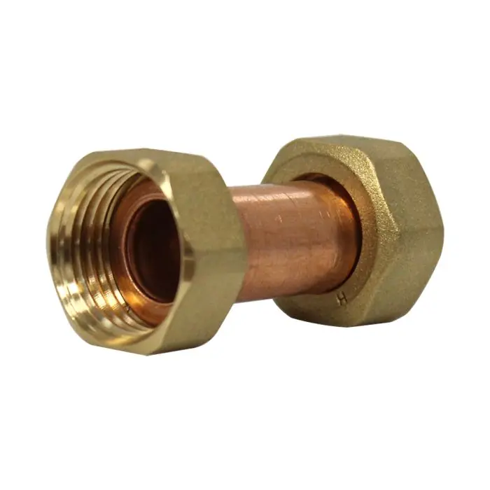 Prix Cassé Raccord droit femelle/femelle 1/2" (15/21) à joint plat - Arcanaute