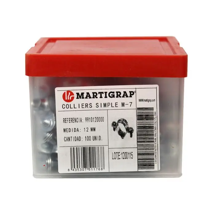 100 colliers simple M7 x 150 – Tube Ø12 – Arcanaute Marque