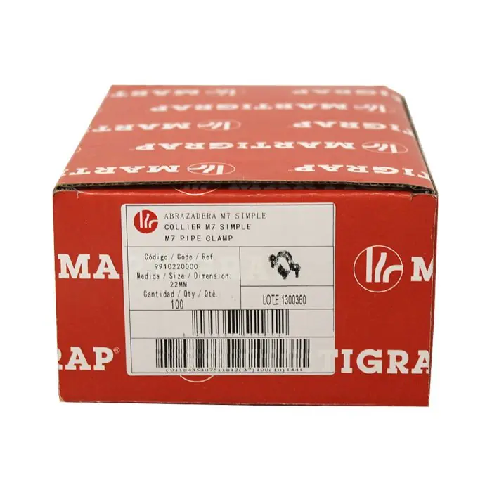 100 colliers simple M7 x 150 – Tube Ø22 – Arcanaute Certifié