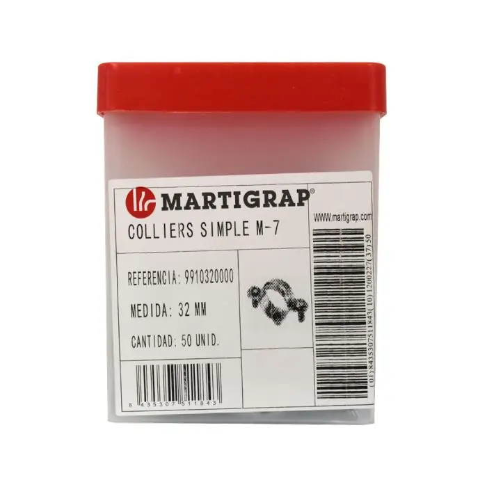 50 colliers simple M7x150 – Tube Ø32 – Arcanaute Offre Limitée