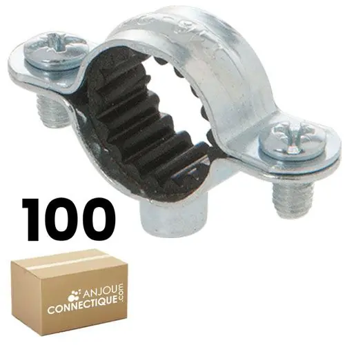 100 colliers isophonique simple M7 x 150 pour tube Ø14 – Arcanaute Vente Flash