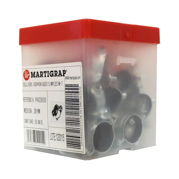 50 colliers isophonique simple M7 x 150 pour tube Ø28 – Arcanaute Satisfait Ou Remboursé