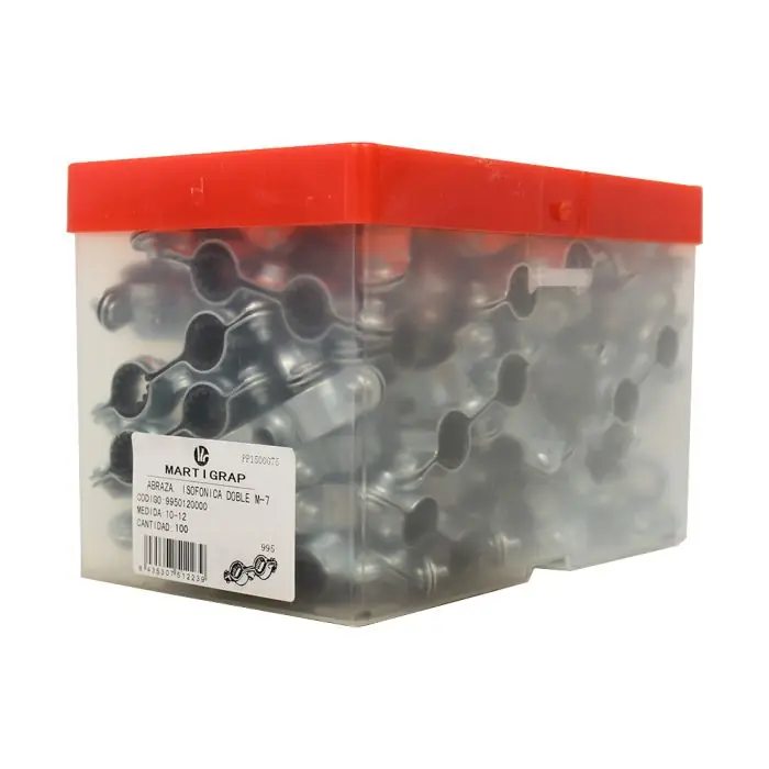 Commander Maintenant 100 colliers isophonique double M7 x 150 pour tube Ø12 - Arcanaute