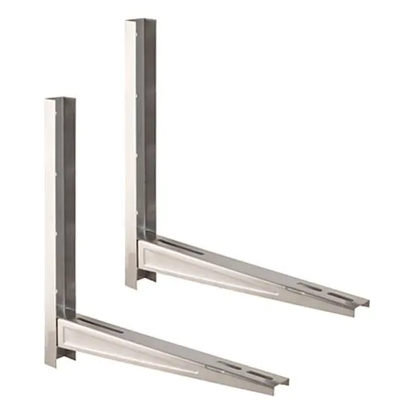 Jeu support appareil air conditionné (soudé) Inox AISI 304 - 400 x 400 mm ép.1,5mm - Arcanaute Dernière Chance
