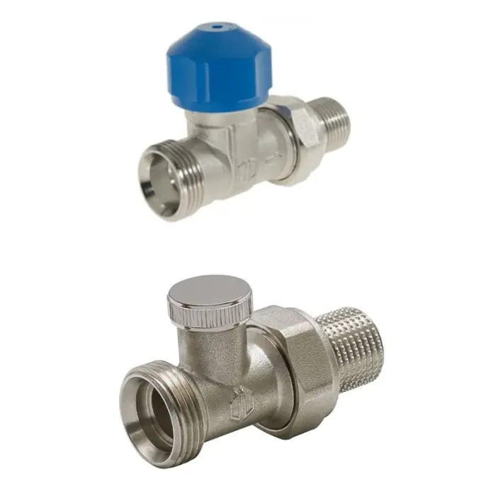 Top Vente Kit robinet droit thermostatisable + Té de réglage droit Mâle 1/2" (15/21) / Mâle 3/4 EK (eurocône) - Arcanaute