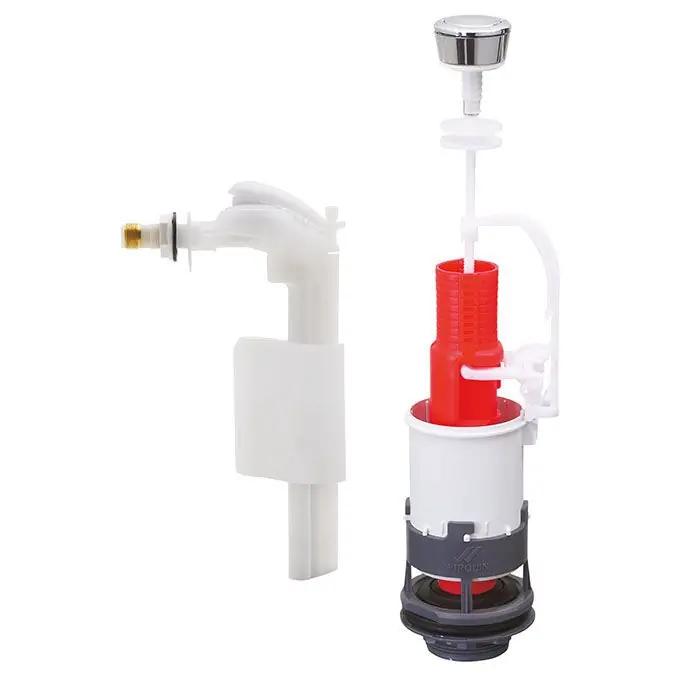 Bon Marché Mécanisme de wc simple chasse à commande mécanique + robinet flotteur servo-valve latéral – Wirquin Pro