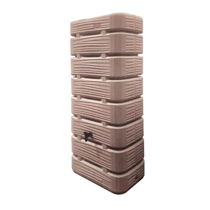Récupérateur à eau mural Dune 320 litres coloris grège avec couvercle – 60 cm x 40 cm x Hauteur 145 cm Commander Maintenant