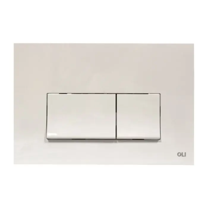 Haute Qualité Plaque de commande 3/6L STREAM à câble double débit - blanche