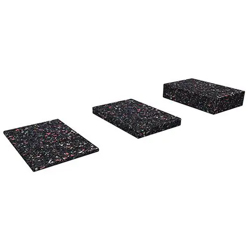 24 cales de réhausse caoutchouc FTA-UP 70 x 70 x 10 mm, protection idéale des lambourdes contre l‘humidité - Fischer Commande En Gros