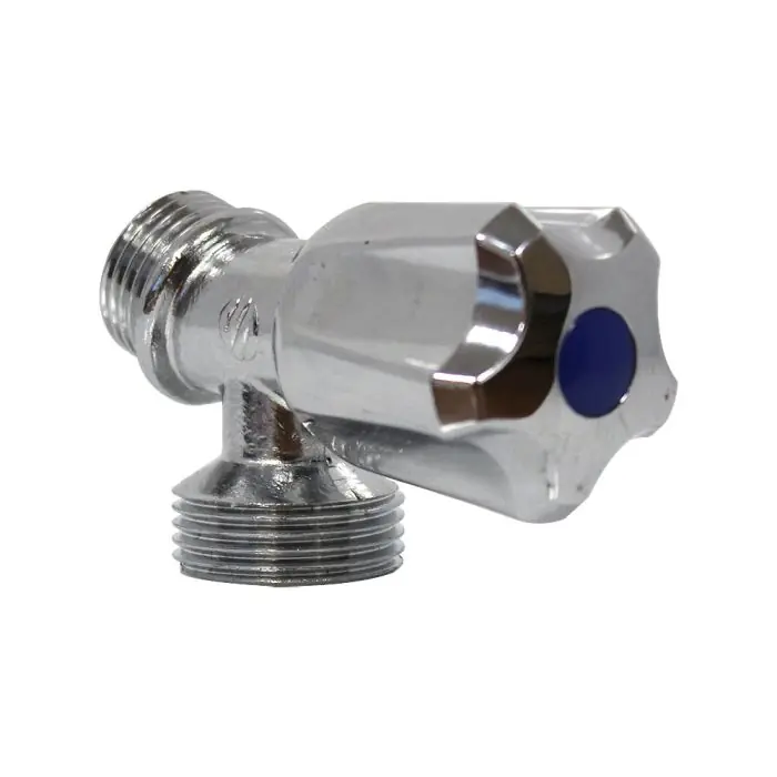 Produit De Marque Robinet machine à laver équerre - Mâle 1/2" (15/21) - Mâle 3/4" (20/27) - Arco