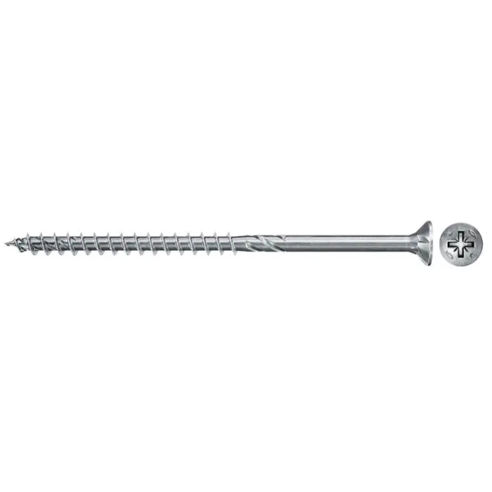 Nouveauté 500 Vis VBA tête fraisée Power-Fast PZ2 Ø5 x 60 mm filetage partiel - Fischer