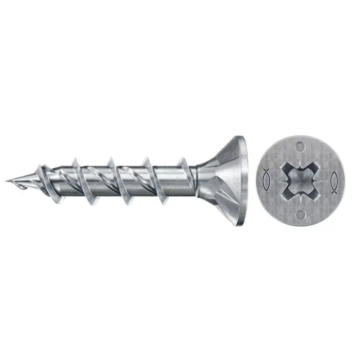 Prix Cassé 500 Vis VBA tête fraisée Power-Fast PZ3 Ø6 x 30 mm filetage total - Fischer
