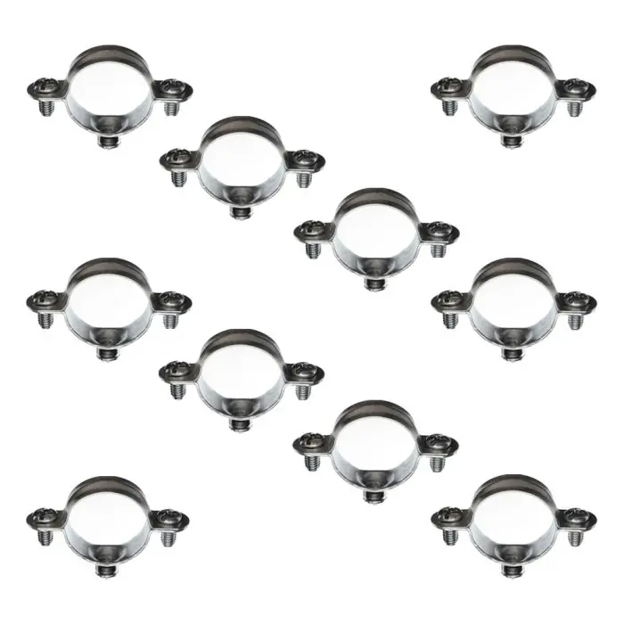 Sachet de 10 colliers simple métallique pour tube Ø10 - Ram Seulement Aujourd'hui