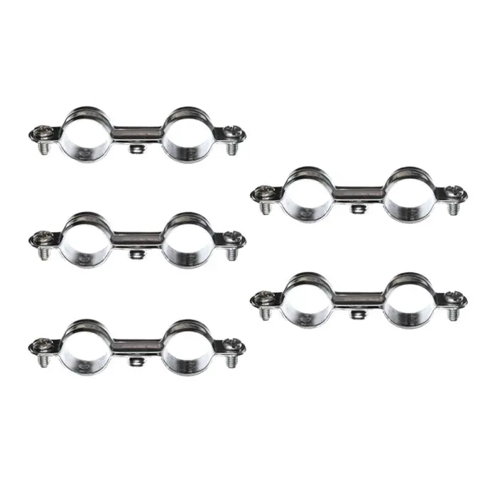 Sachet de 5 colliers métalliques acier double Ø22 – RAM Acheter Direct