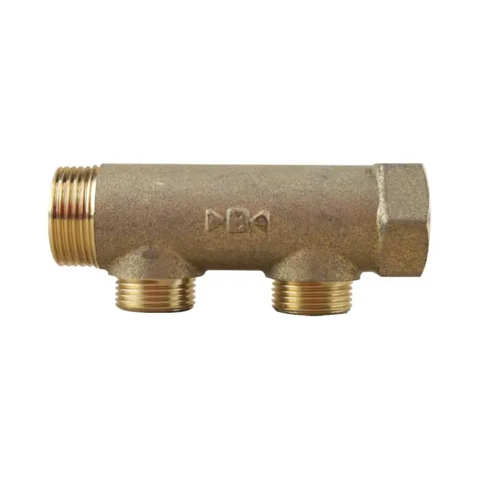 Collecteur mâle femelle 1" (26/34) - 2 départs 3/4" (20/27) - Entraxe 50mm Affaire À Saisir