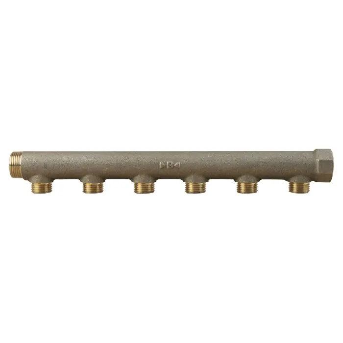 Collecteur mâle femelle 3/4" - 6 départs 1/2" (15/21) - Entraxe 50mm Promotion